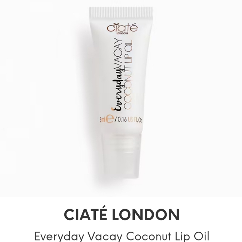 🤩CIATÉ LONDON  Everyday Vacay Coconut Lip Oil